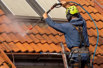 Démoussage et hydrofuge de toiture à Soize